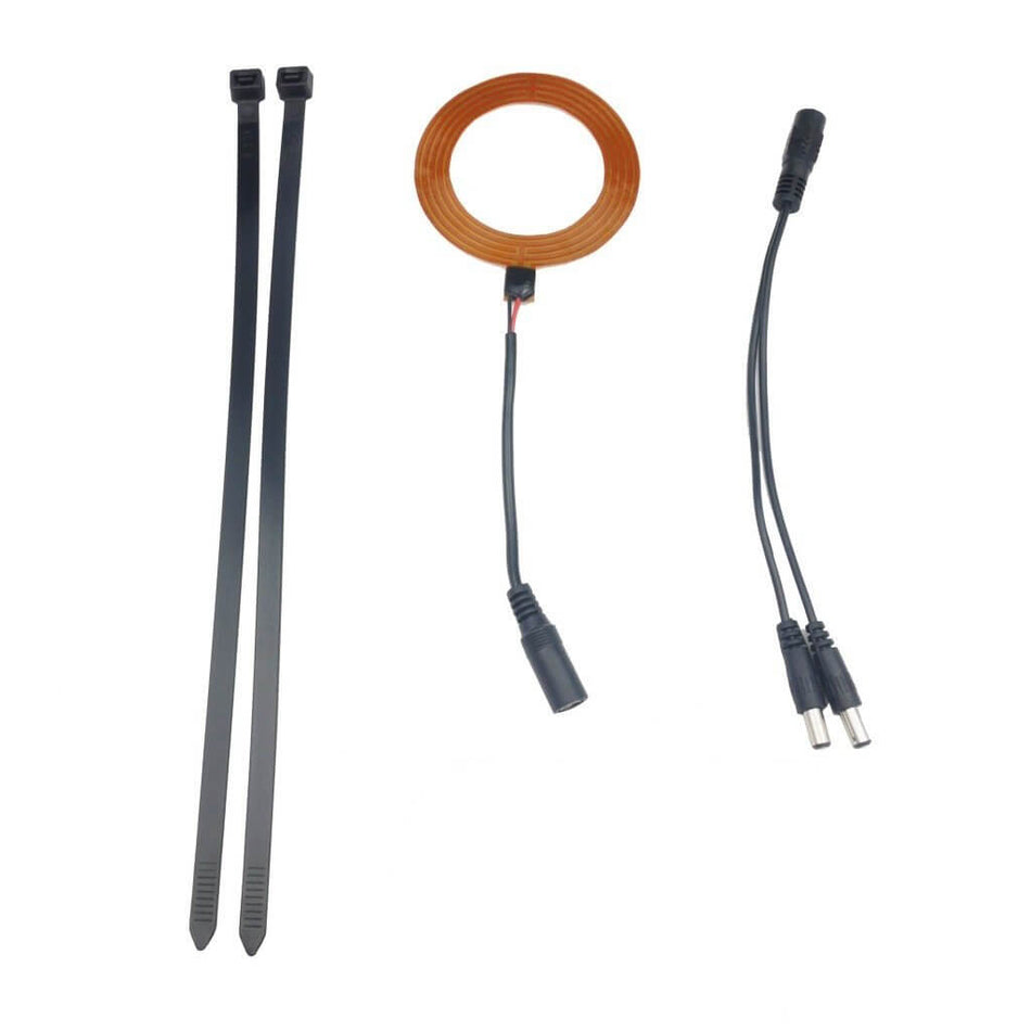 Kit fascia anticondensa ZWO con cavo Y e fascette.