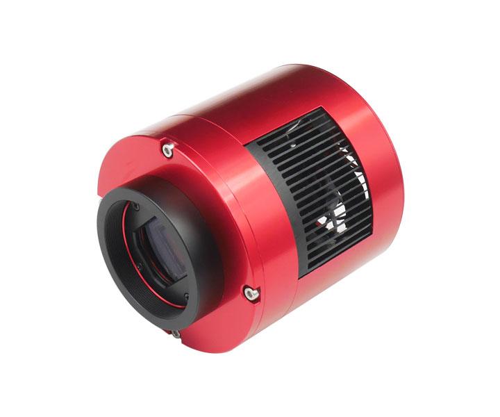 Fotocamera ZWO ASI294MC PRO CMOS raffreddata in colore rosso