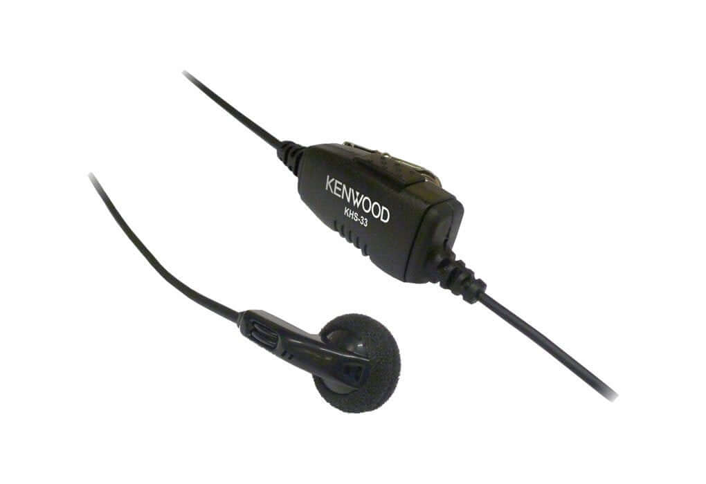 Auricolare Kenwood KHS-33 con microfono e tasto PTT