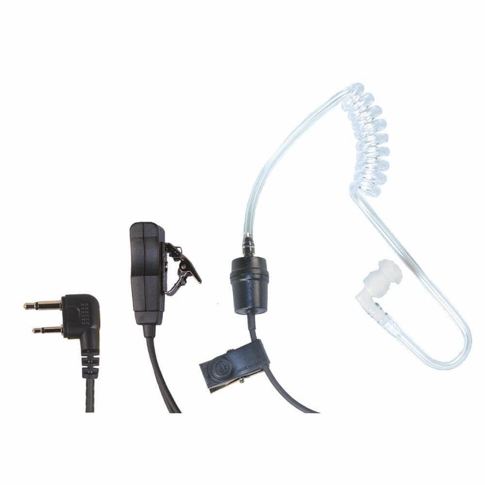 Auricolare professionale Albrecht AE 31 CL2, microfono e PTT.