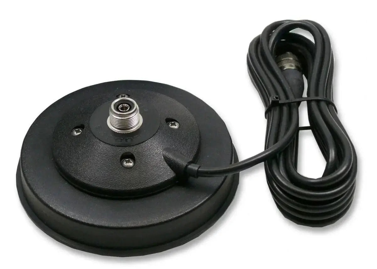 Base Magnetica Sirio PM-125 per Antenne RF con cavo, fissaggio veicolare