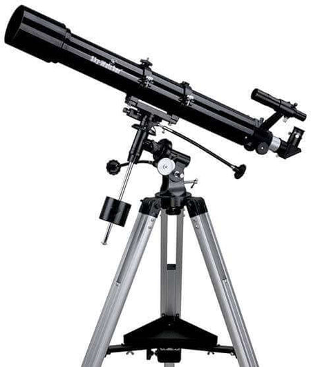 Telescopio SkyWatcher Evostar 90 EQ2 su treppiede in alluminio