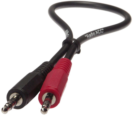 Cavo di controllo LDG per radio Yaesu, con connettori rosso e nero.