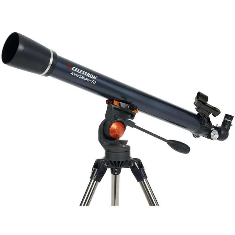 Telescopio Celestron Astromaster 70 AZ su treppiede in acciaio