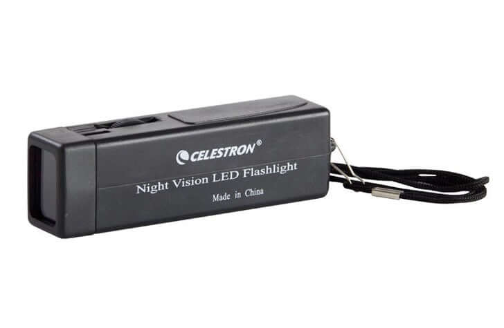 Lucciola LED rossa Celestron per visione notturna e mappe.