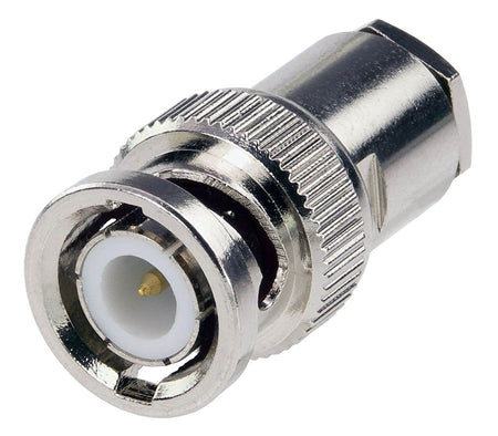 Connettore BNC per RG-58 - cavi 5mm, spina 50 Ohm, chiusura a baionetta