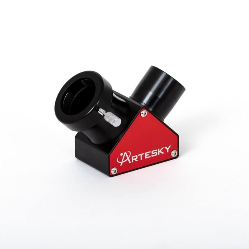 Diagonale Dielettrico 90° Artesky rosso e nero su sfondo bianco