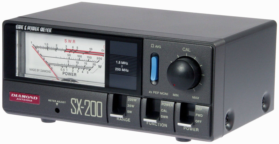 Diamond SX-200 Rosmetro/Wattmetro HF/VHF per misurazioni RF e ROS/SWR