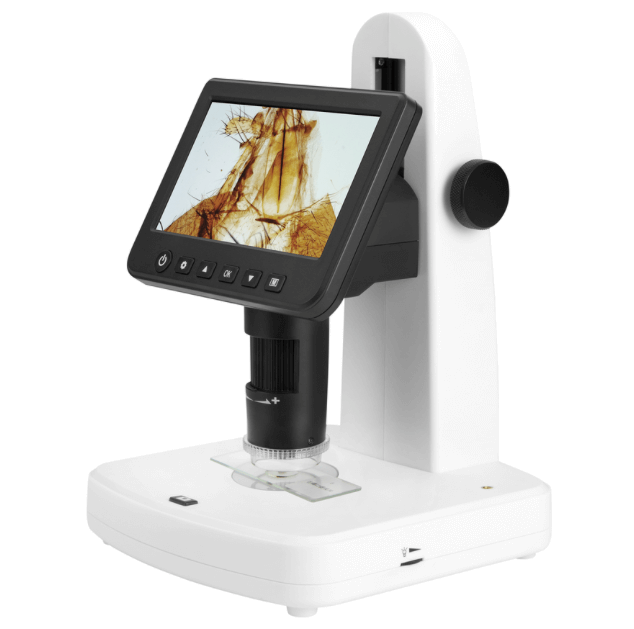 Microscopio digitale DiProgress Hooke LCD5 con schermo LCD