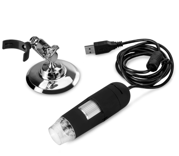 Microscopio Digitale DiProgress Hooke USB2 con supporto