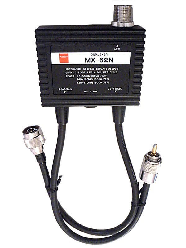 Alt Tag: Duplexer Diamond MX-62N, frequenze 1.6-470MHz.