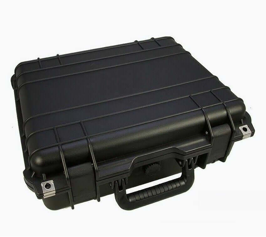Valigia nera stagna Falkos Survival Box LARGE con maniglia