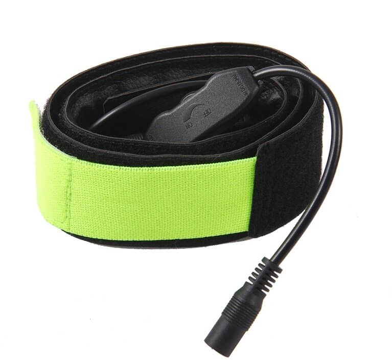 Fascia anticondensa verde con cavo per telescopi, 130mm