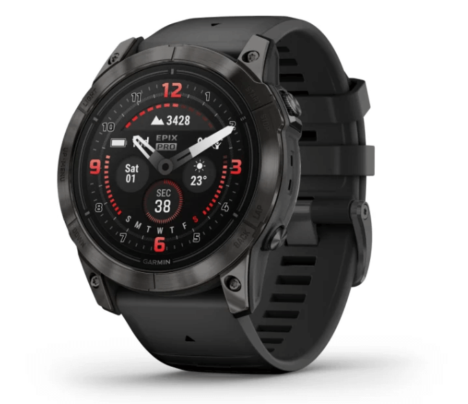 Smartwatch Garmin epix PRO Sapphire 51mm in titanio nero