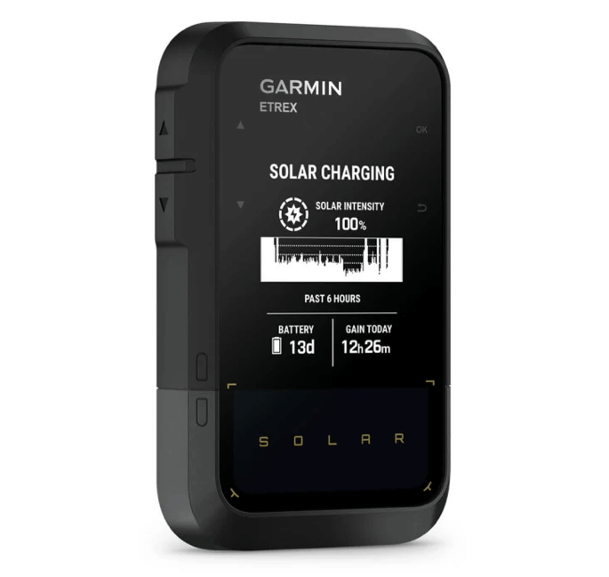 Garmin eTrex Solar GPS con ricarica solare e durata batteria
