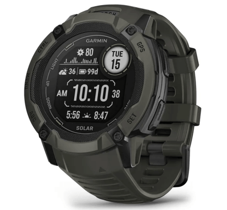 Orologio Garmin Instinct 2X Solar Moss con ricarica solare