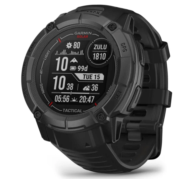 Garmin Instinct 2X Solar Tactical Black con torcia LED, GPS