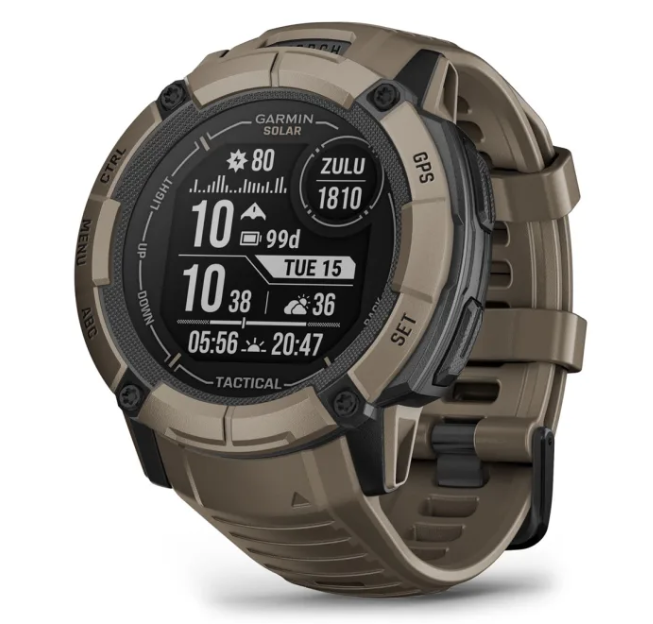 Garmin Instinct 2X Solar Tactical Coyote Tan