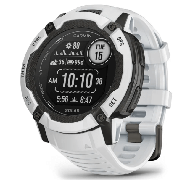 Garmin Instinct 2X Solar Whitestone smartwatch robusto.