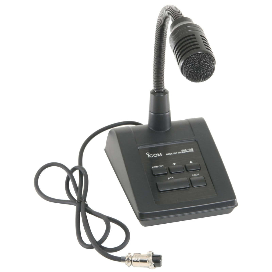 Microfono da tavolo Icom SM-50 unidirezionale con filtro