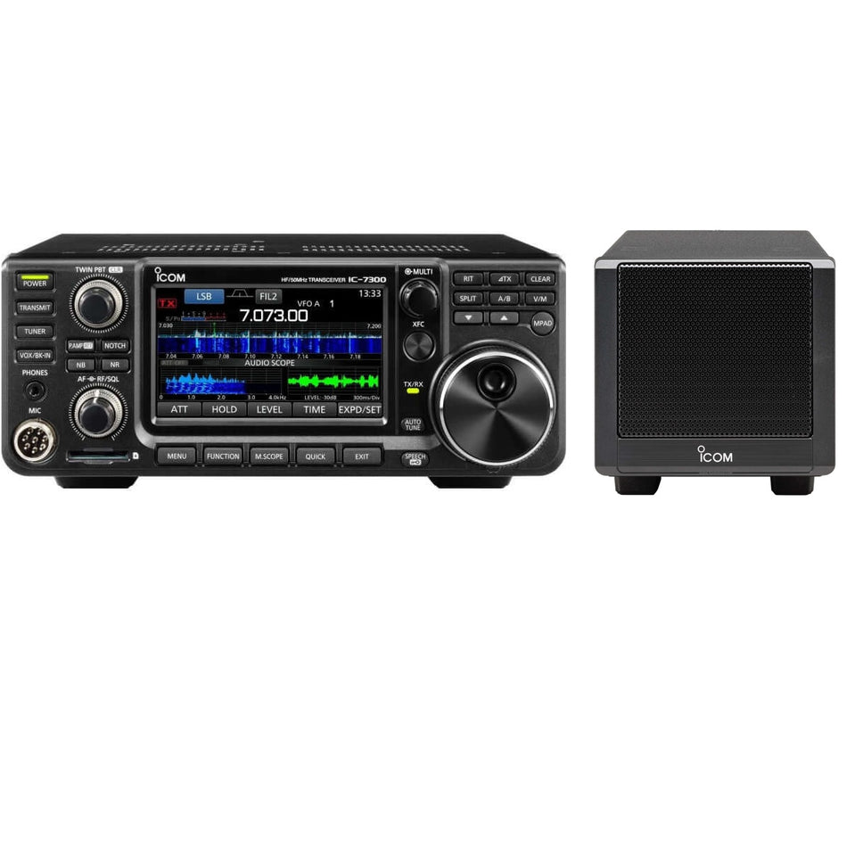 Icom IC-7300 + SP-38