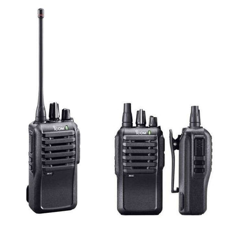 Radio Icom IC-F3002 VHF portatile analogica nera con antenna