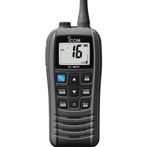 Ricetrasmettitore VHF portatile Icom IC-M37E con display