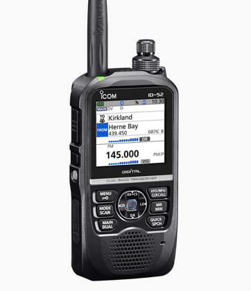 Ricetrasmettitore Icom ID-52E con display a colori, D-STAR