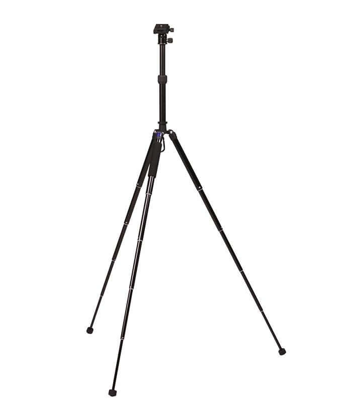 Treppiede telescopico allungabile Komunica con piastra zincata