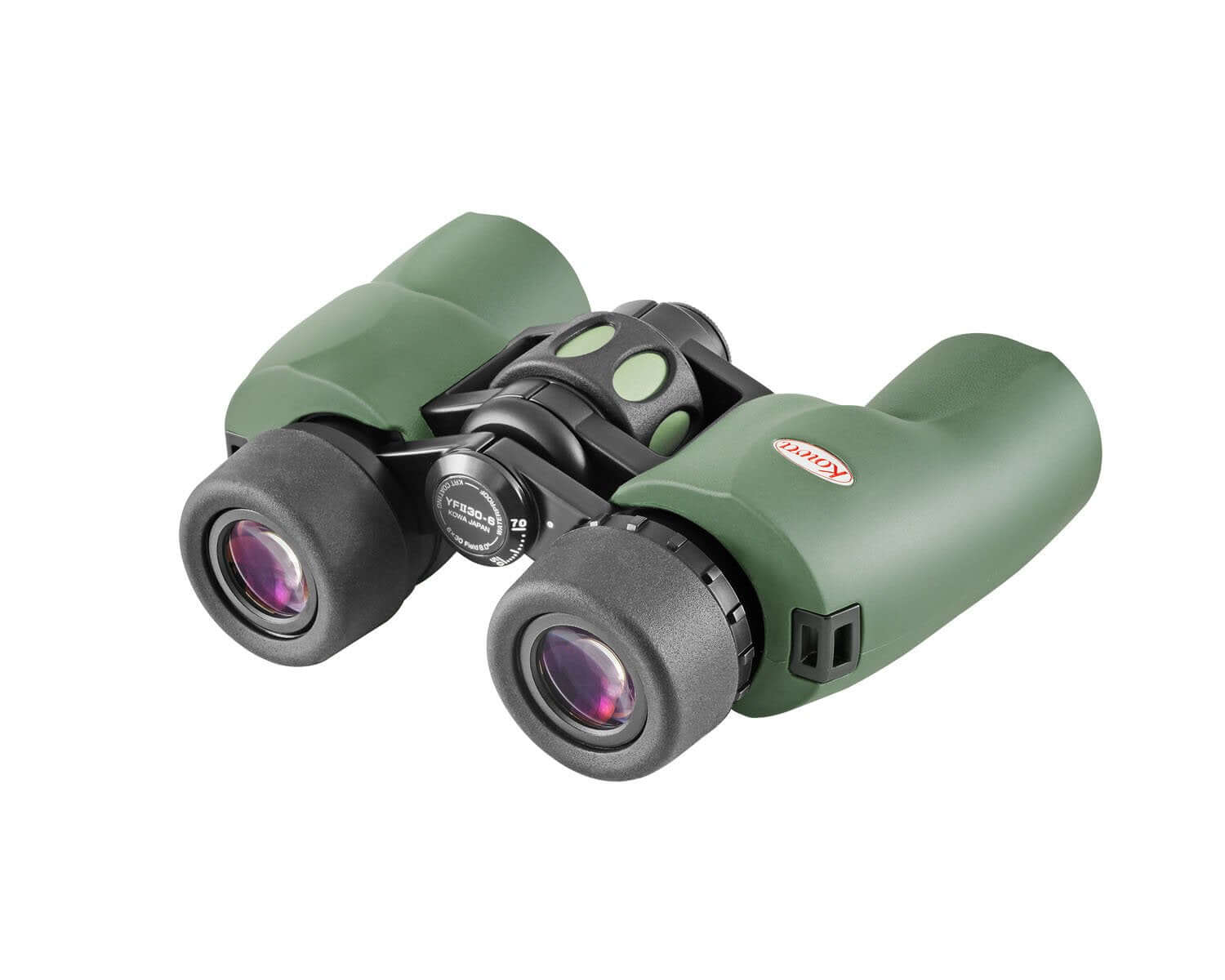 Binocolo Kowa YFII 6x30 verde, prismi Porro, lenti KR
