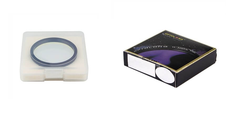 Filtro Optolong L-eXtreme 2" per astrofotografia, confezione