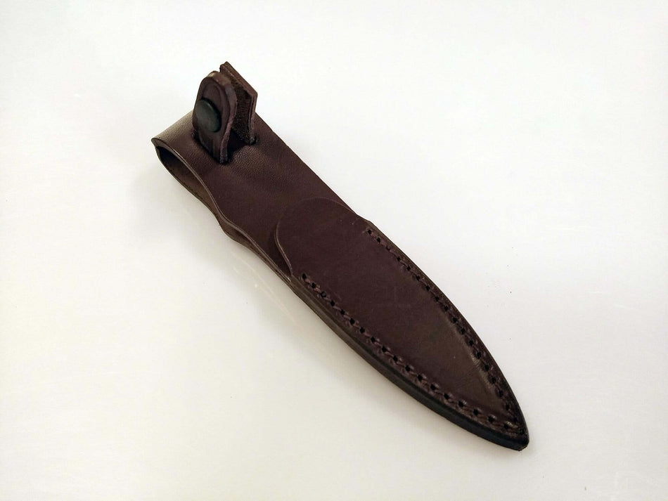 Fodero in cuoio marrone per coltello Maserin Starlight