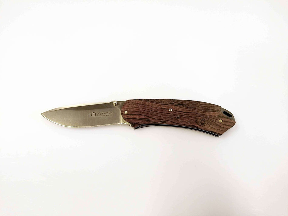 Coltello sportivo Maserin Birdland Bocote, lama 77mm