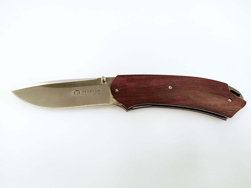 Coltello sportivo Maserin Birdland Cocobolo, lama 77mm