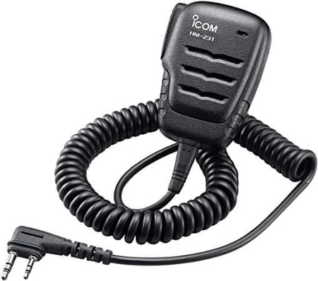 Microfono altoparlante Icom HM-231 per IC-A25, nero, cavo