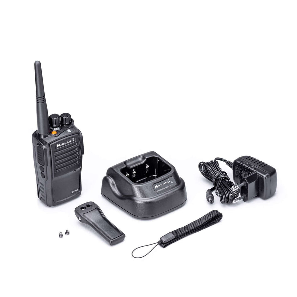 Midland G15 Pro Walkie Talkie con accessori inclusi, PMR446
