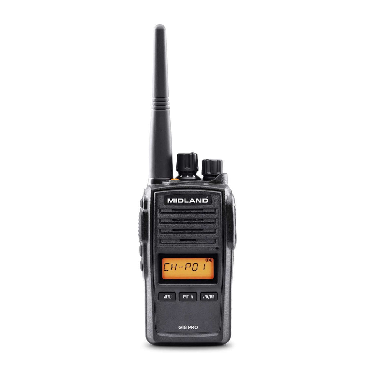 Midland G18 PRO NC, walkie talkie con Noise Cancelling e display LED