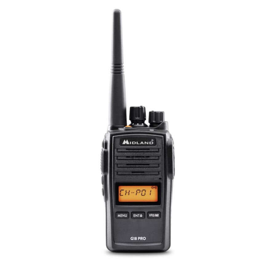 Midland G18 Pro Walkie Talkie PMR446 con schermo LCD