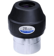 Oculare da telescopio 28mm multi-rivestito nero e argento