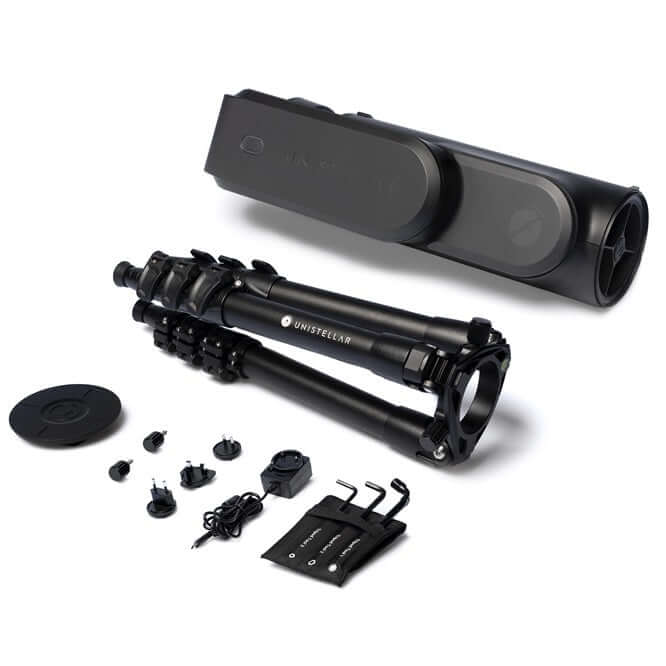 Telescopio Smart Unistellar Odyssey con accessori compatti