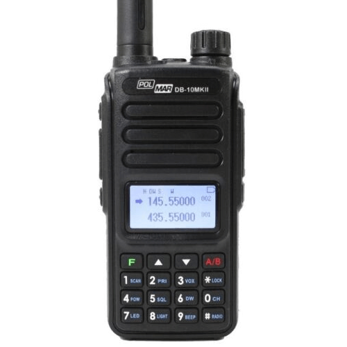 Polmar DB-10MKII ricetrasmettitore portatile VHF/UHF 10W