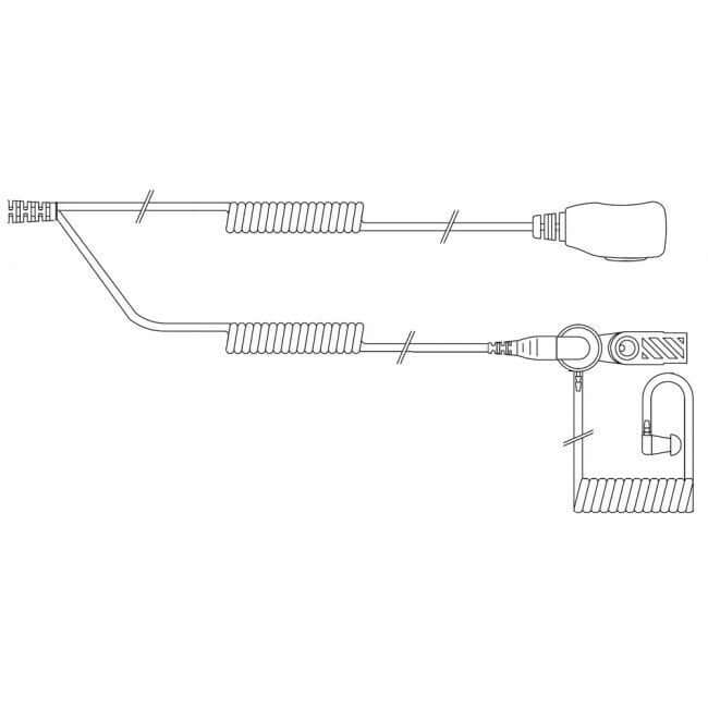 Diagramma micro-auricolare Proxel PJD-2002 attacco Kenwood