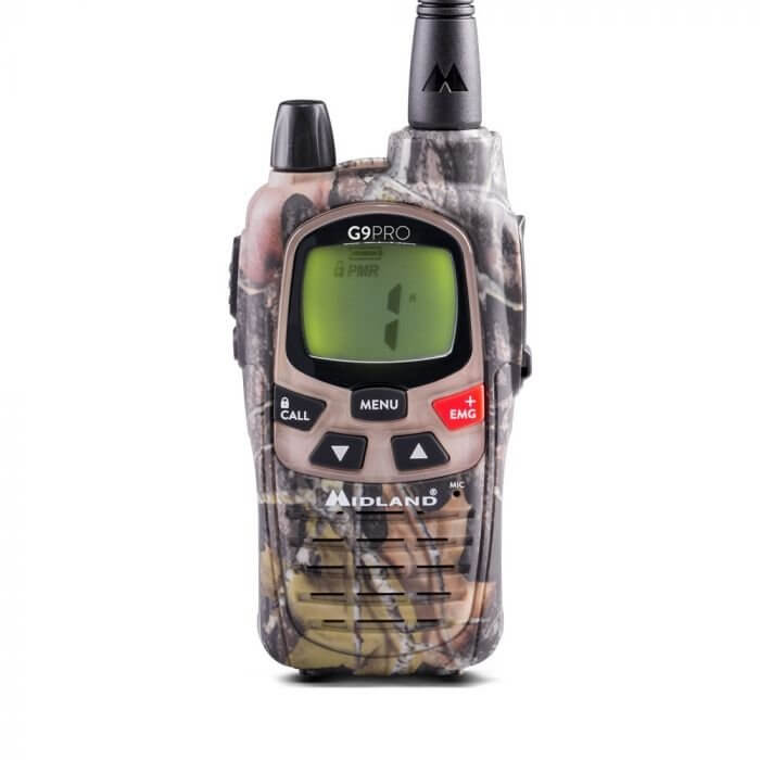 Radio Midland G9 Pro Mimetic con display grande e antenna potente per comunicazioni outdoor