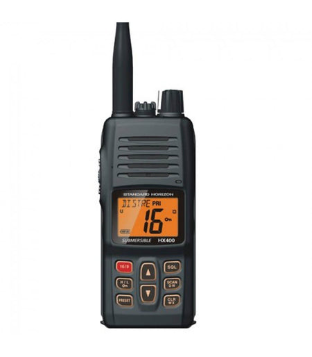 Ricetrasmettitore VHF Standard Horizon HX400E, IPX8, 5W