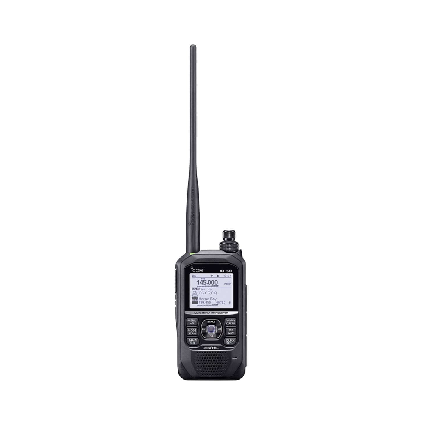 Ricetrasmettitore portatile Icom ID-50E D-STAR VHF/UHF