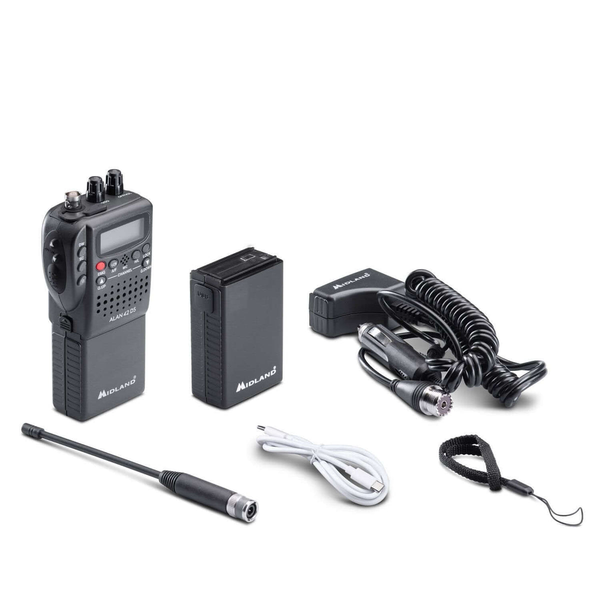 Midland Alan 42 DS Lithium Edition con accessori radio CB