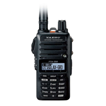 Ricetrasmettitore Yaesu FTA-250L, compatto e resistente IPX5.