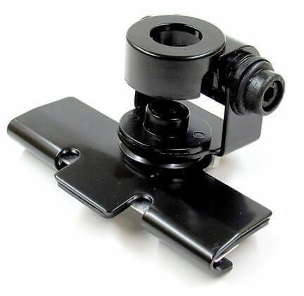 Supporto antenna cofano baule inclinabile 2 posizioni, Inox Black