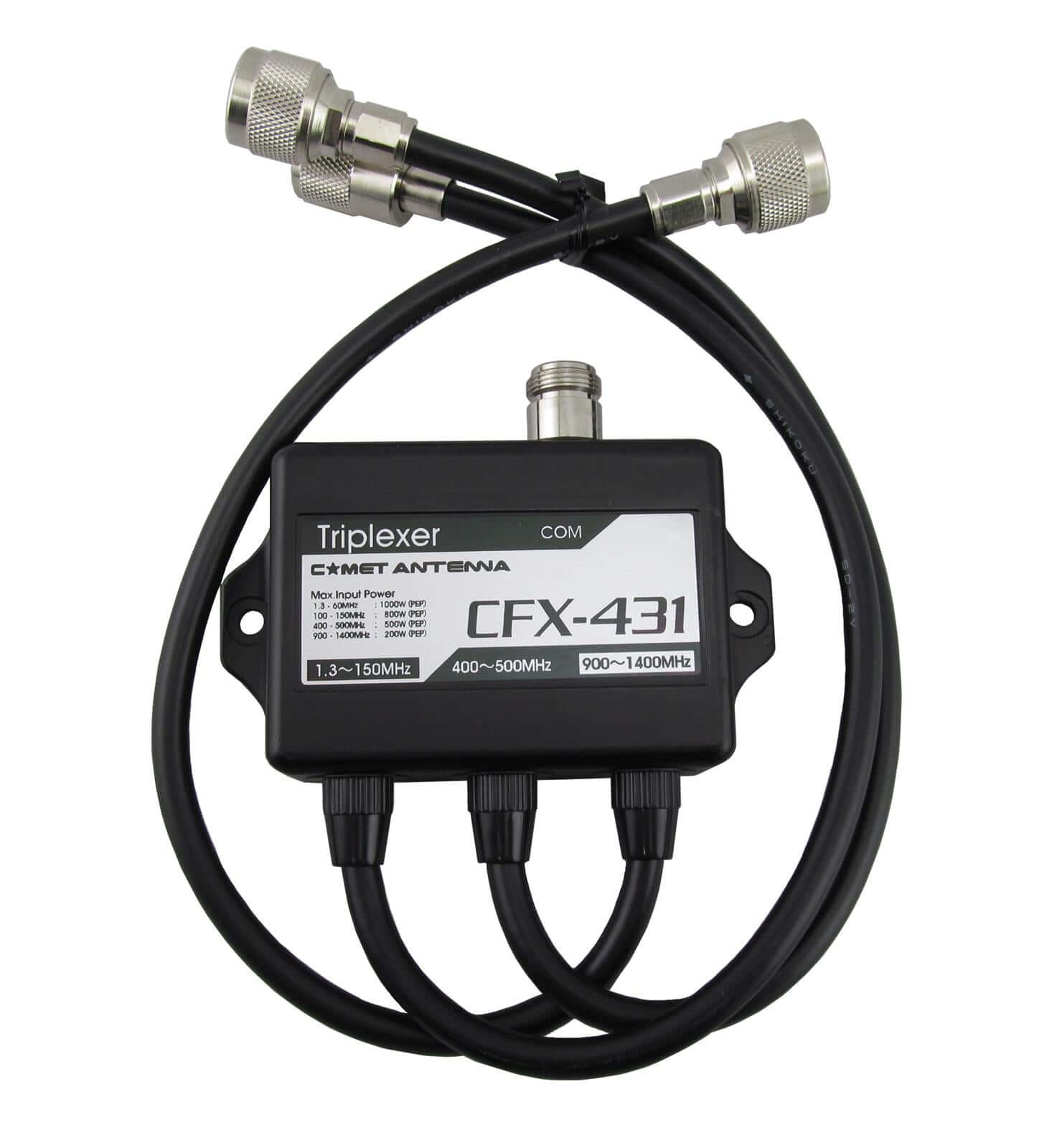 Triplexer Comet CFX-431A per radioamatori 144/430/1200 MHz