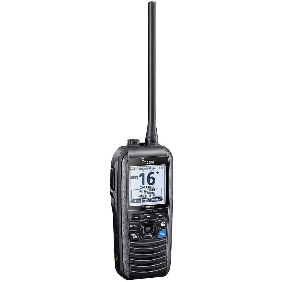 Icom IC-M94DE VHF nautico portatile 6W con GPS e ricevitore AIS ...